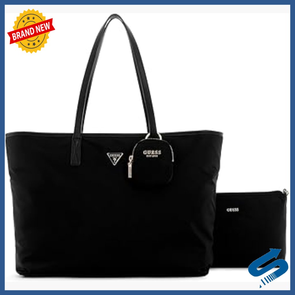 Large Tech Tote With Padded Laptop Pocket, Removable Pouch